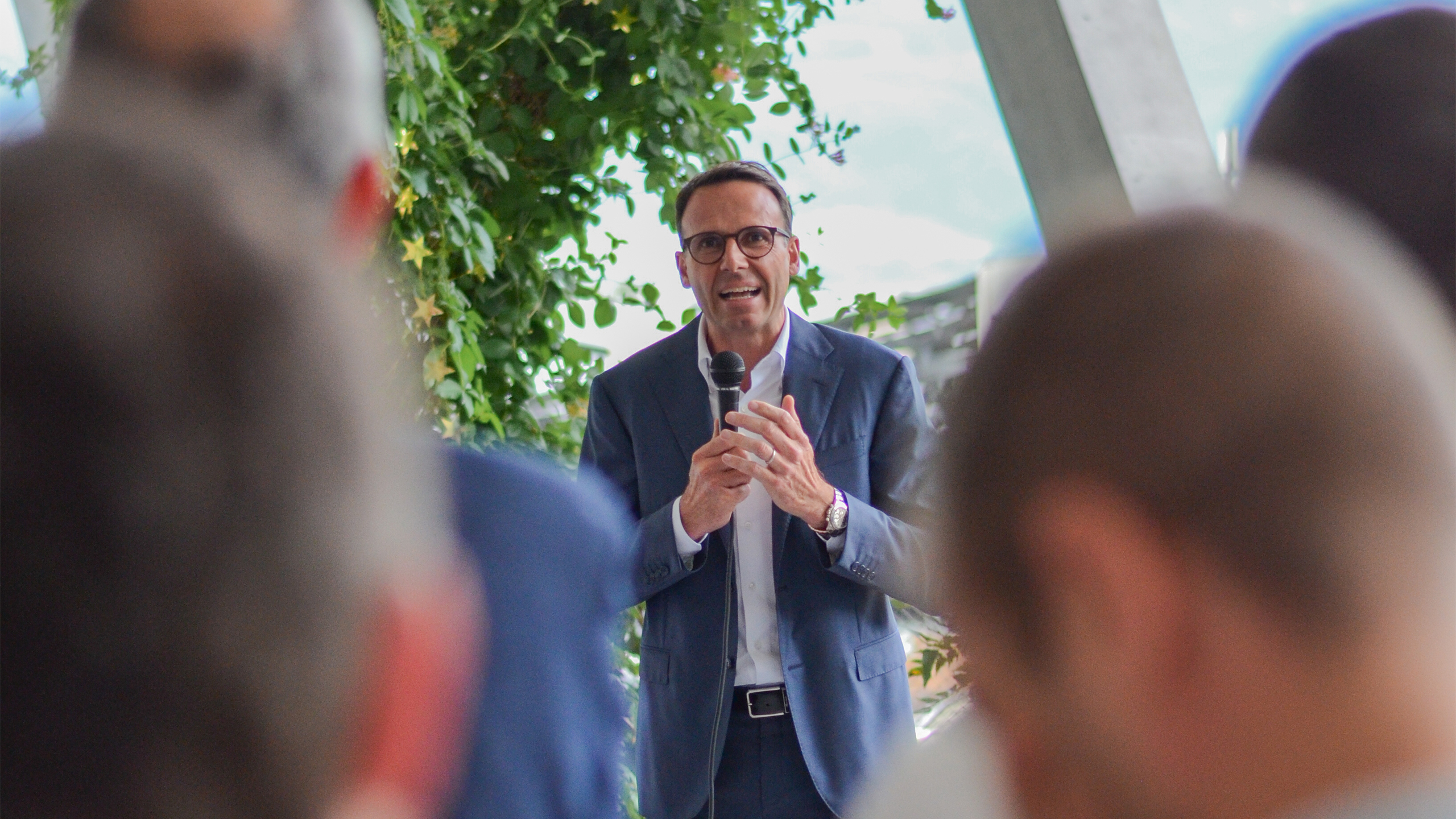 Christoph Kasslatter auf der Veranstaltung „In Nachhaltigkeit investieren“